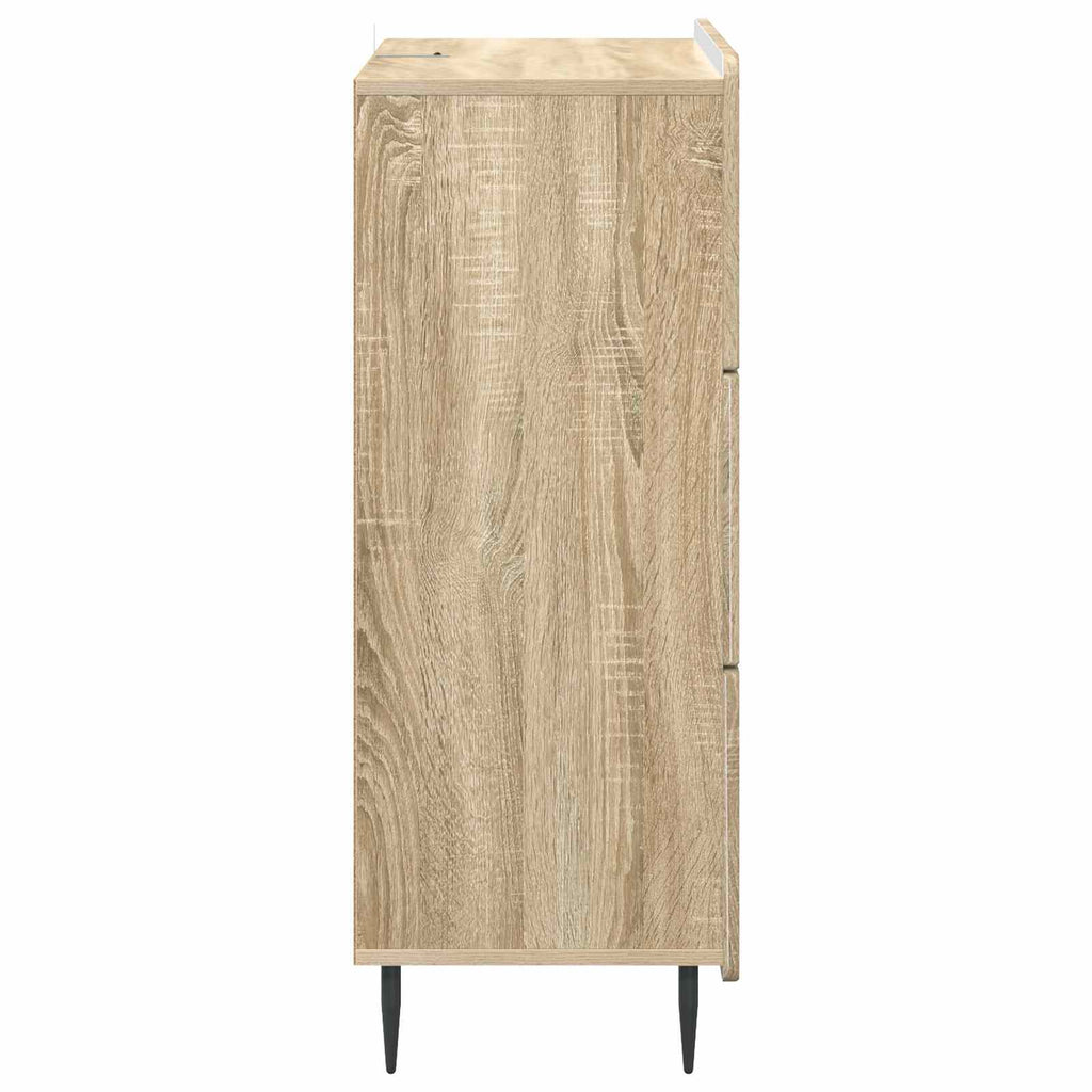 vidaXL Szafka z Szufladami dąb Sonoma 66 x 34,5 x 92 cm