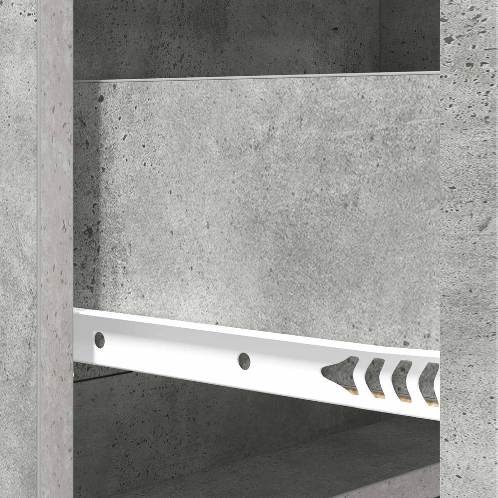 vidaXL Szafka z Szufladami Betonowy szary 66 x 34,5 x 92 cm