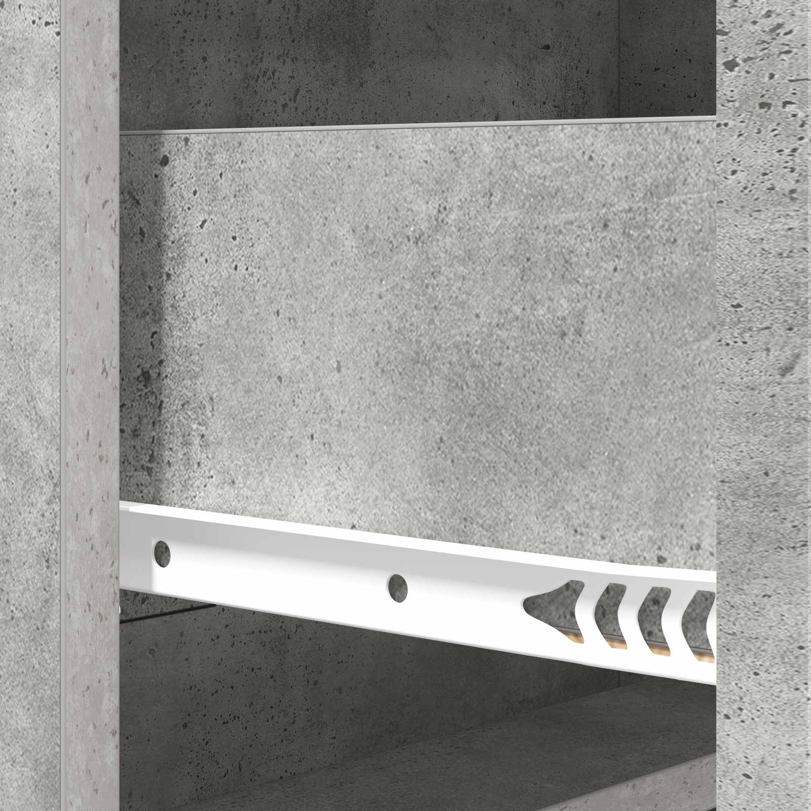 vidaXL Szafka z Szufladami Betonowy szary 66 x 34,5 x 92 cm