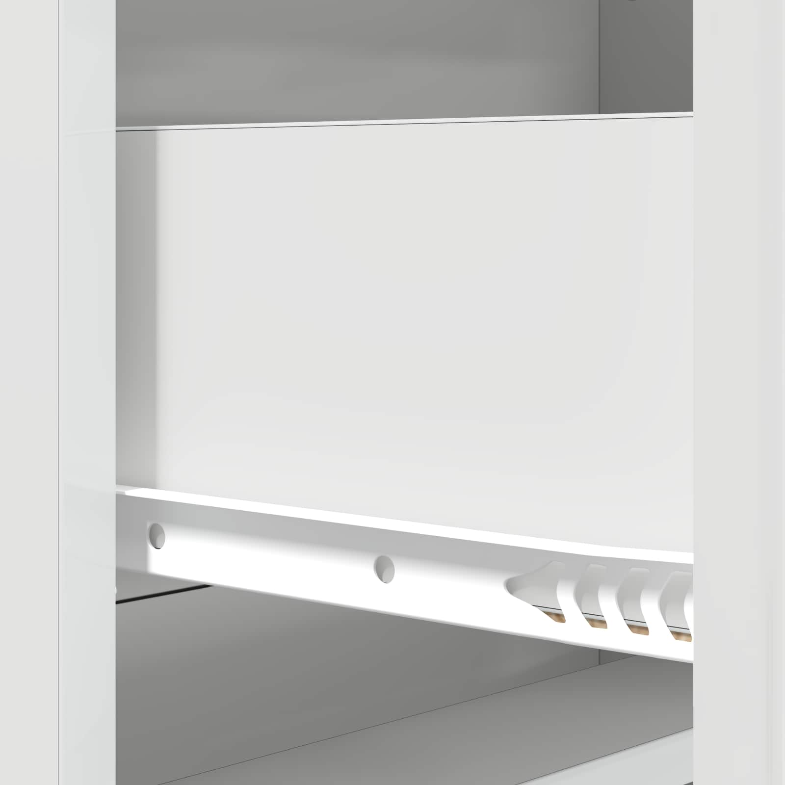 vidaXL Szafka z Szufladami Biały wysoki połysk 66 x 34,5 x 92 cm