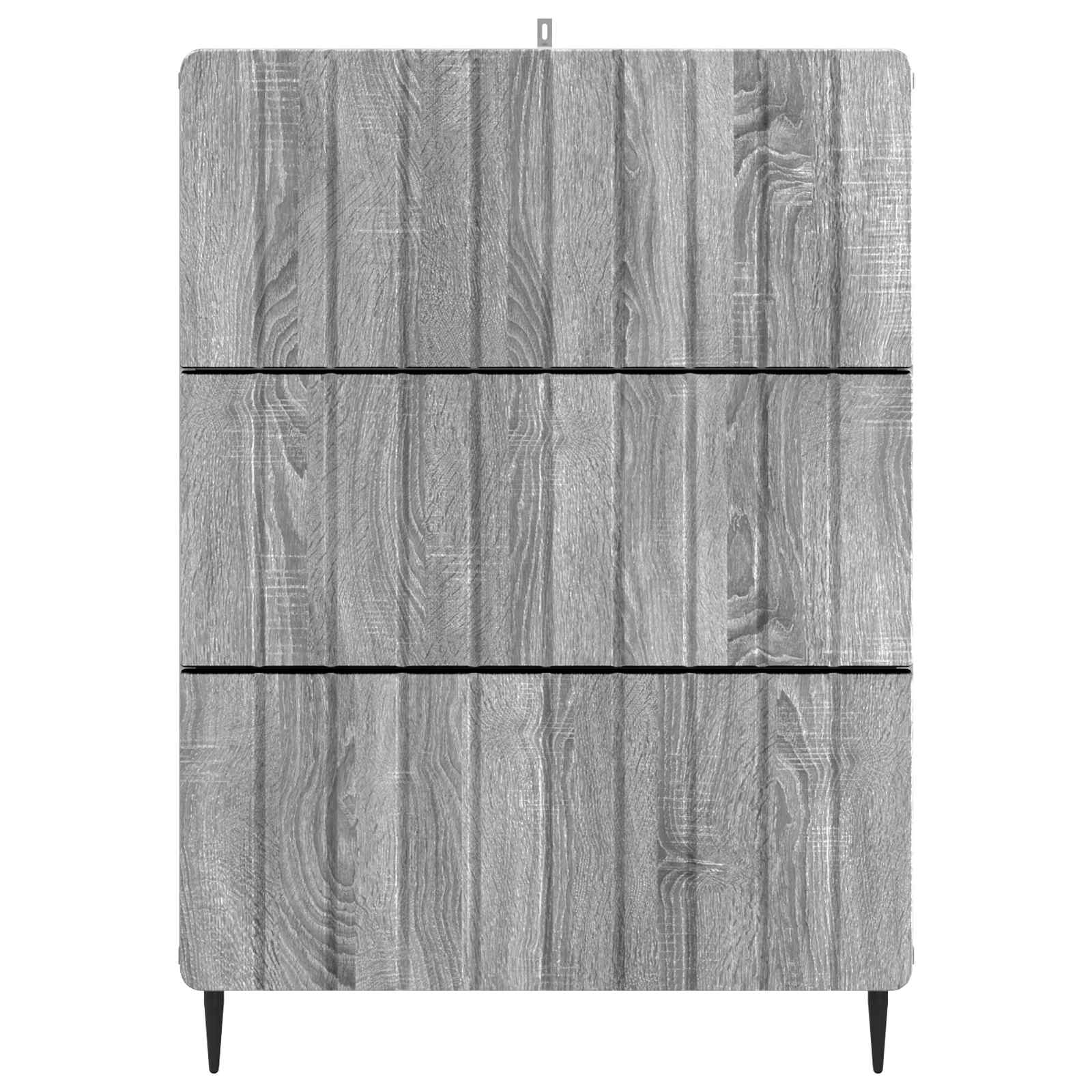 vidaXL Szafka z Szufladami Szary Sonoma 66 x 34,5 x 92 cm