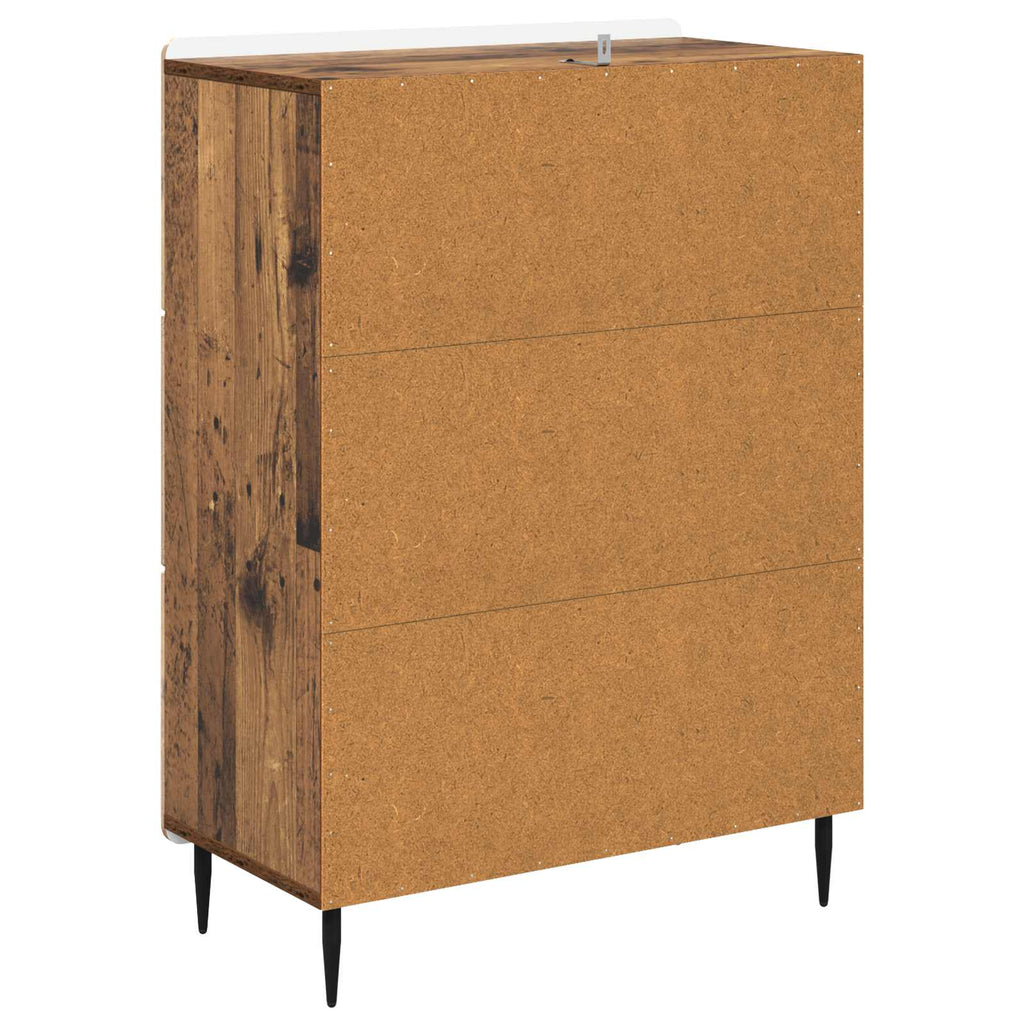 vidaXL Szafka z Szufladami Stare drewno 66 x 34,5 x 92 cm