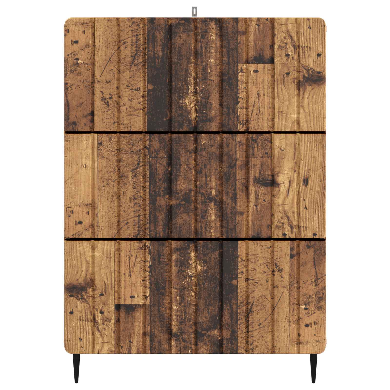 vidaXL Szafka z Szufladami Stare drewno 66 x 34,5 x 92 cm