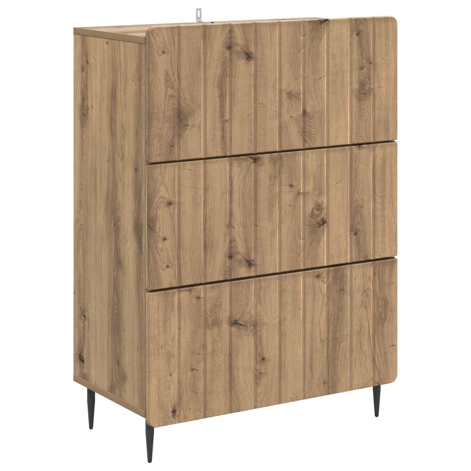vidaXL Szafka z Szufladami Dąb artisan 66 x 34,5 x 92 cm