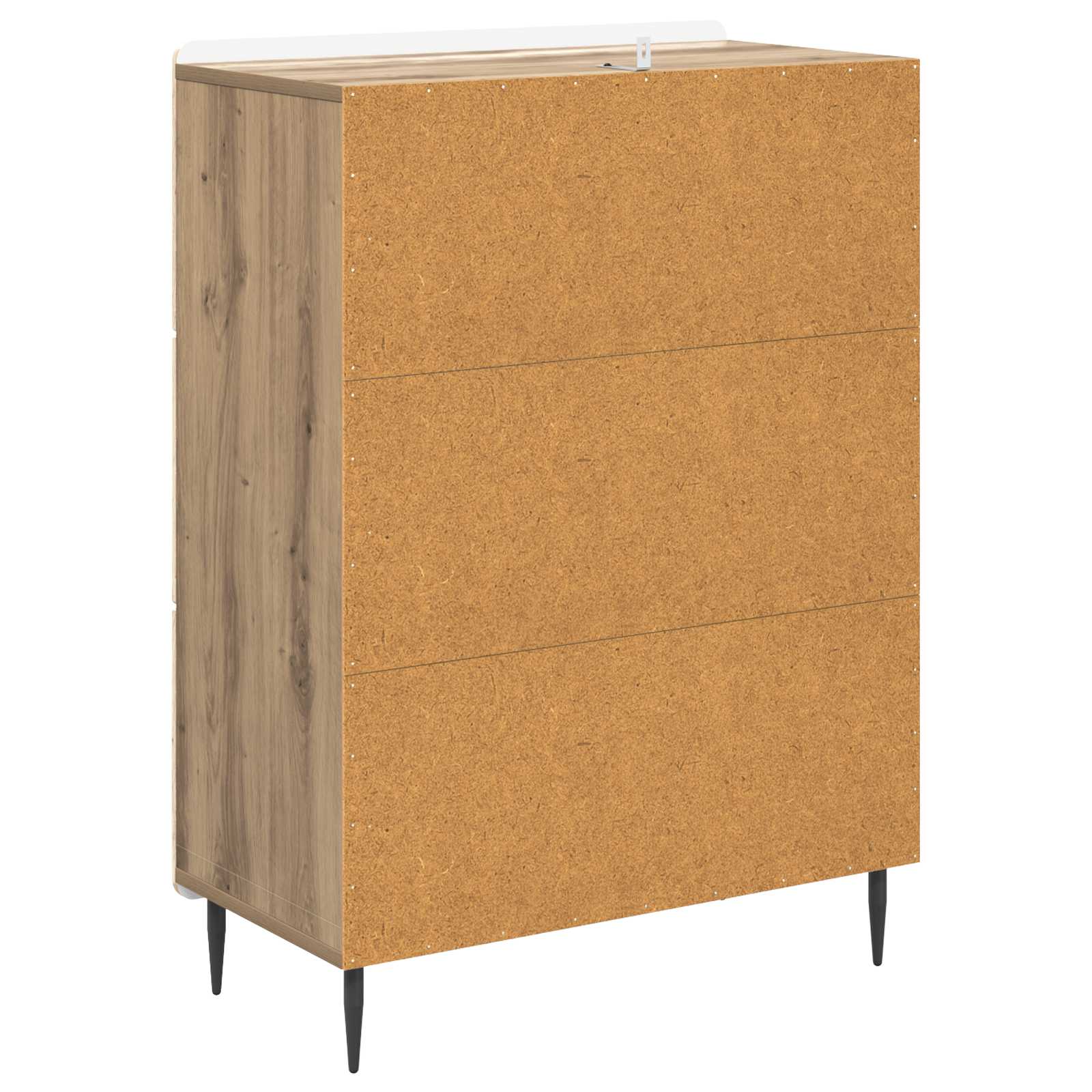 vidaXL Szafka z Szufladami Dąb artisan 66 x 34,5 x 92 cm