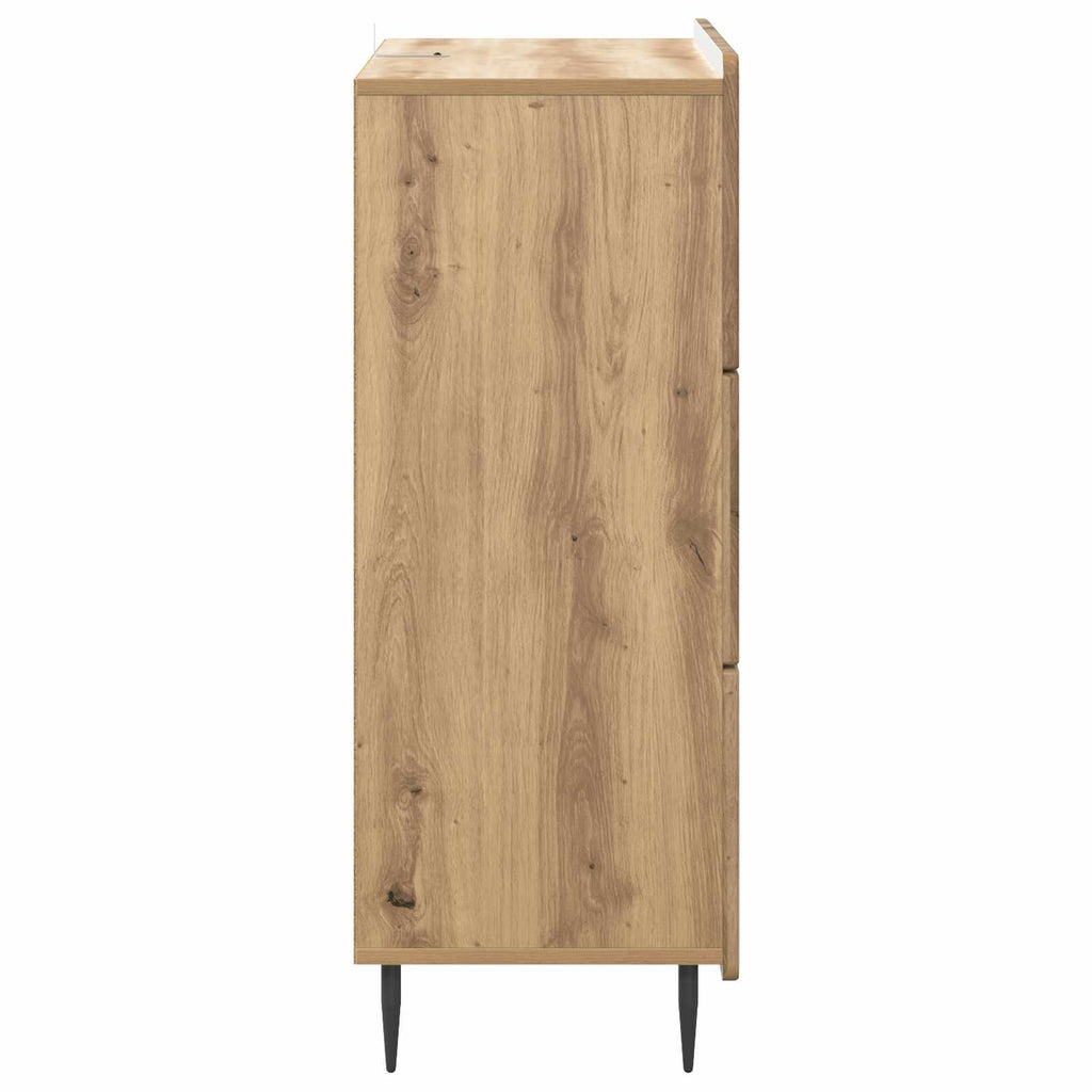 vidaXL Szafka z Szufladami Dąb artisan 66 x 34,5 x 92 cm