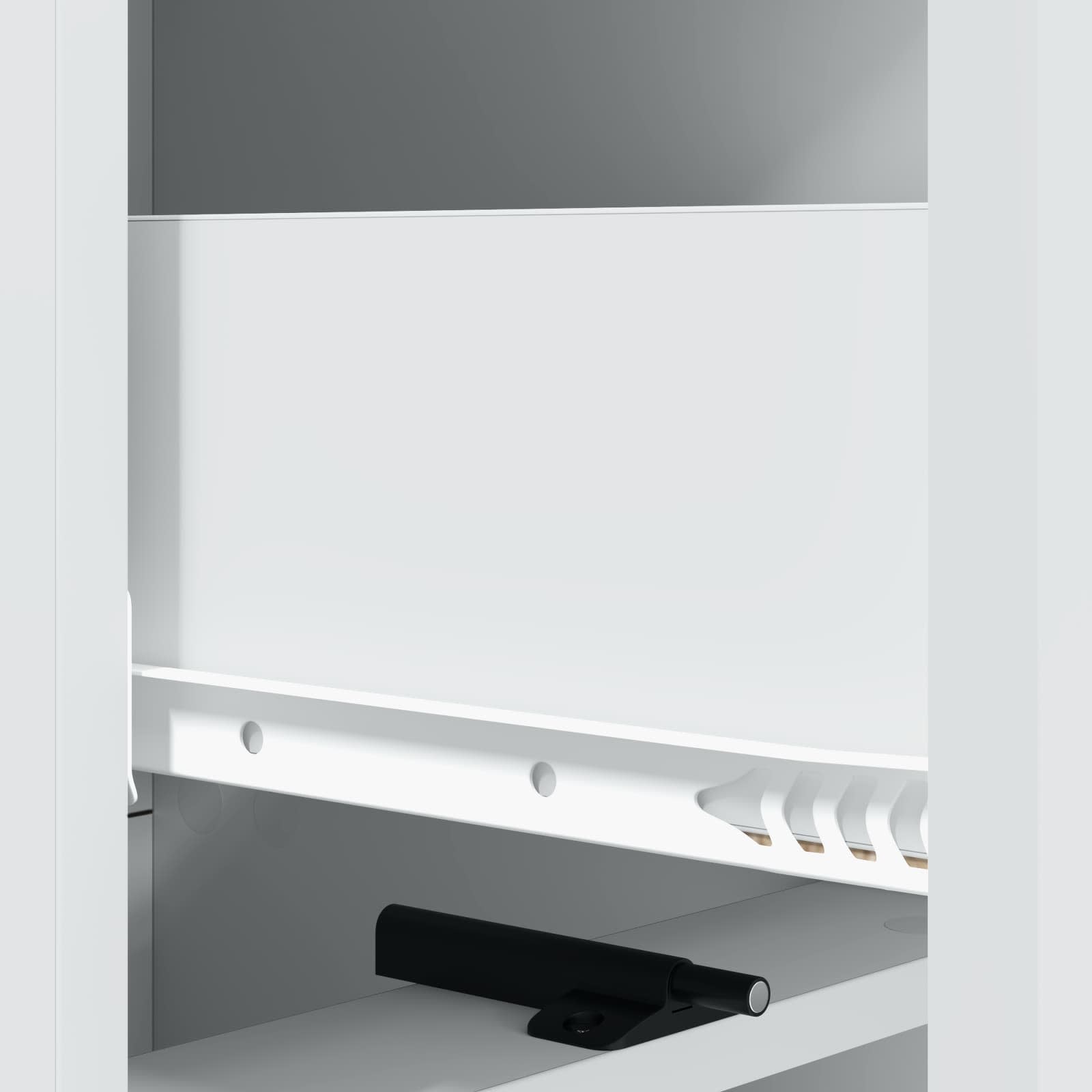 vidaXL Szafka z Szufladami Biały 33 x 34,5 x 92 cm Drewno inżynieryjne