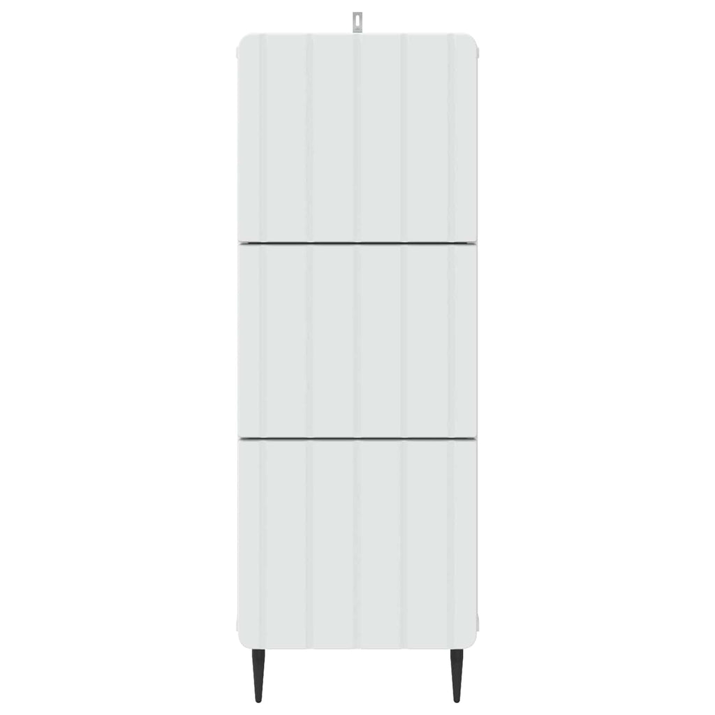 vidaXL Szafka z Szufladami Biały 33 x 34,5 x 92 cm Drewno inżynieryjne