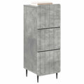vidaXL Szafka z Szufladami Betonowy szary 33 x 34,5 x 92 cm