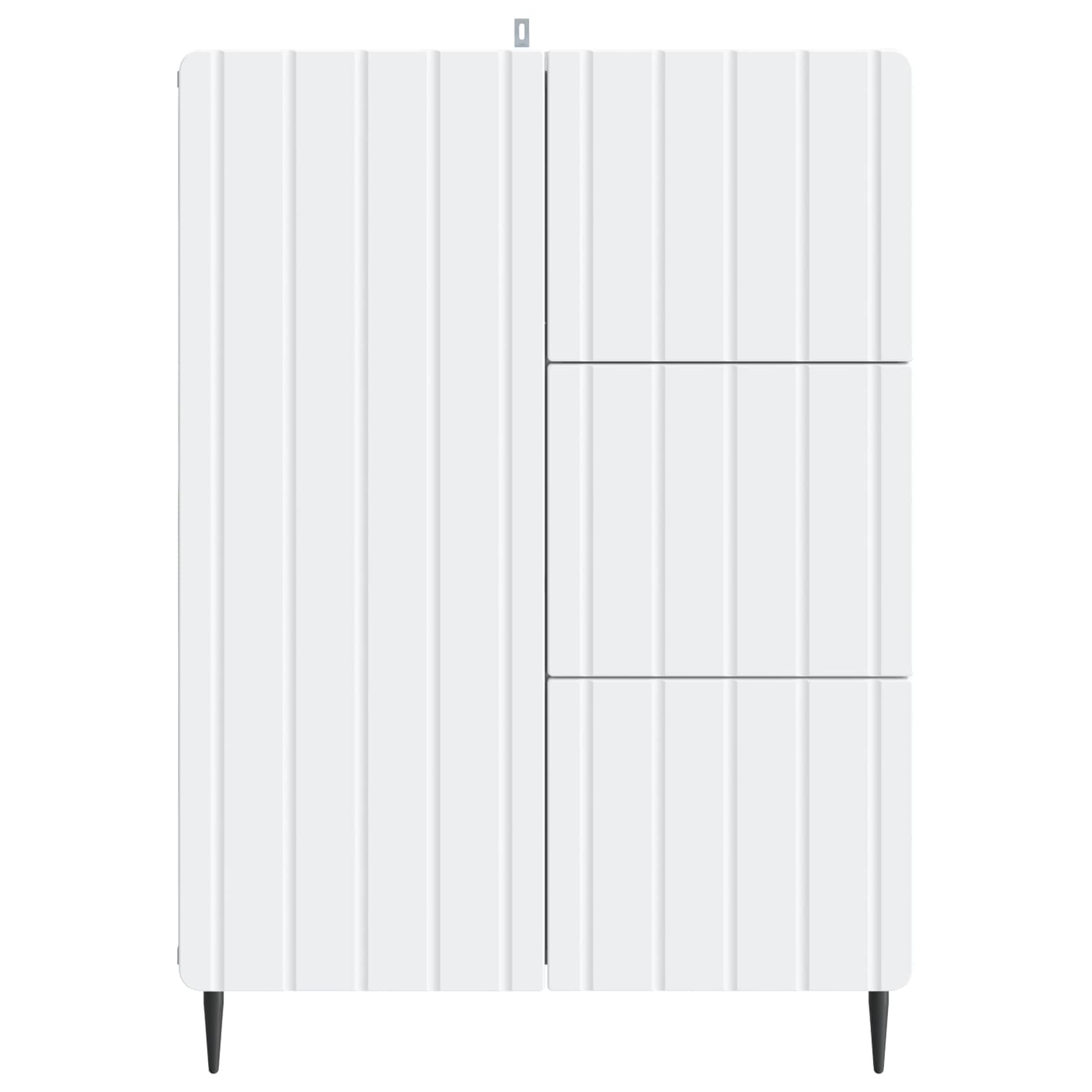 vidaXL Bufet Biały 66 x 34,5 x 91,5 cm Drewno inżynieryjne