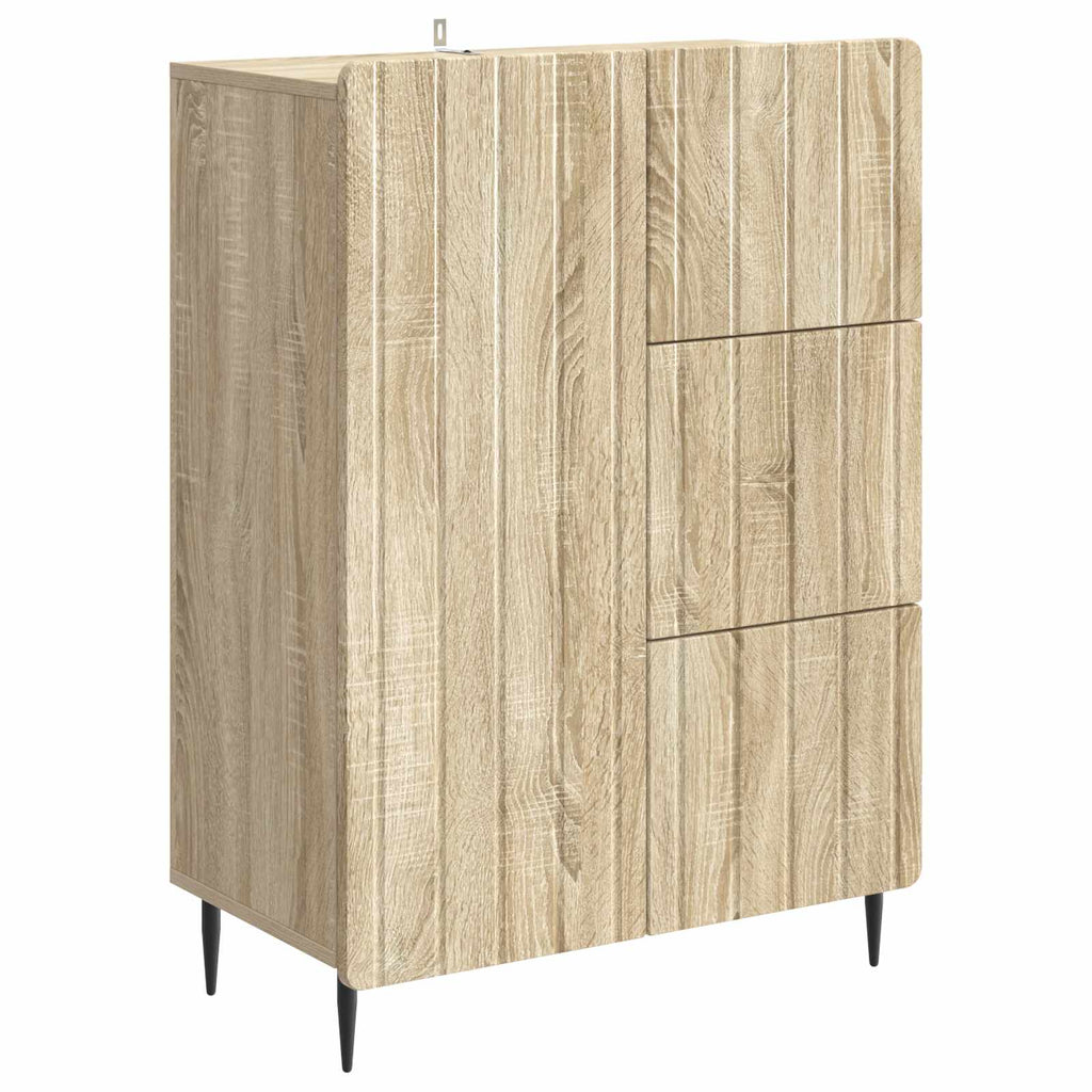 vidaXL Bufet dąb Sonoma 66 x 34,5 x 91,5 cm Drewno inżynieryjne