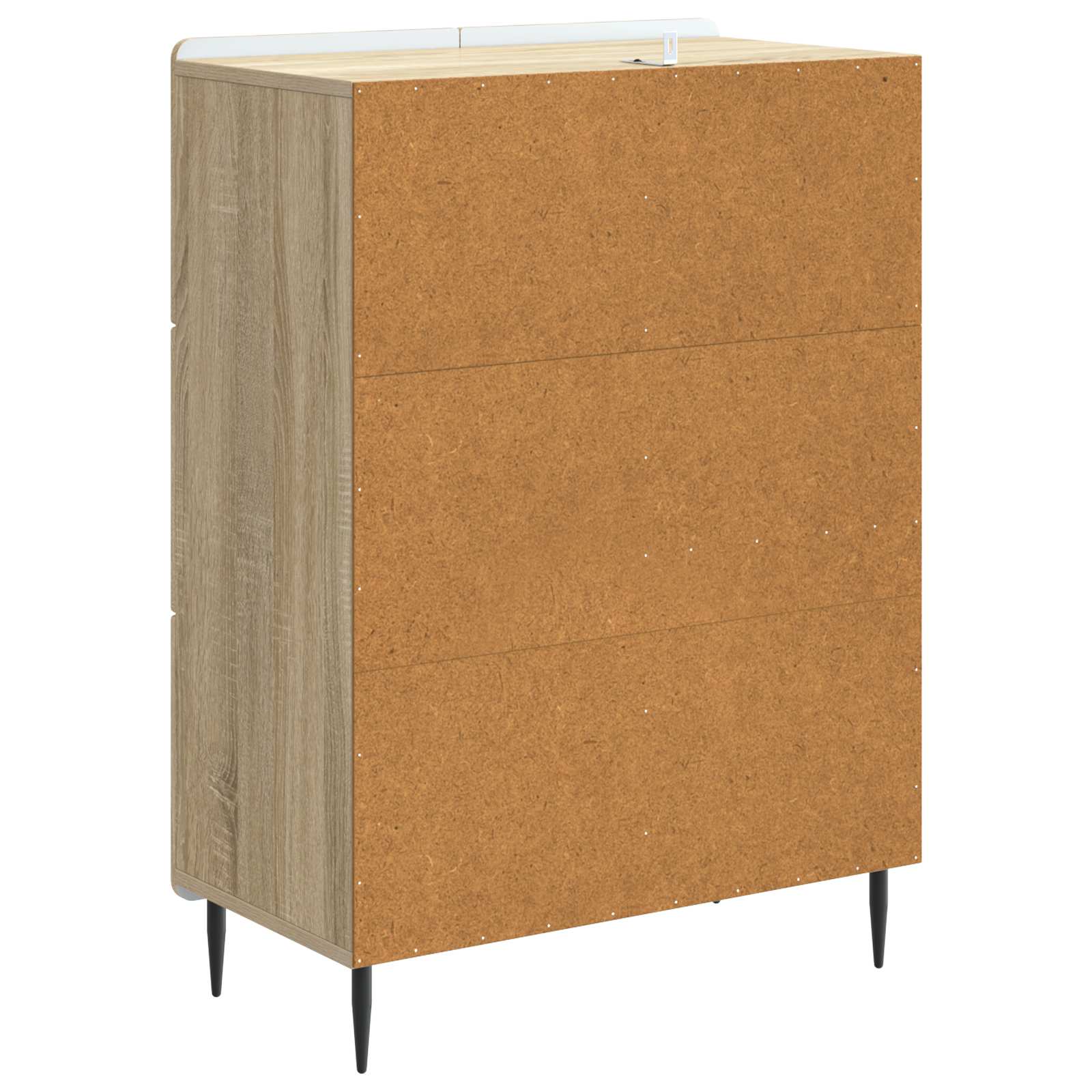 vidaXL Bufet dąb Sonoma 66 x 34,5 x 91,5 cm Drewno inżynieryjne