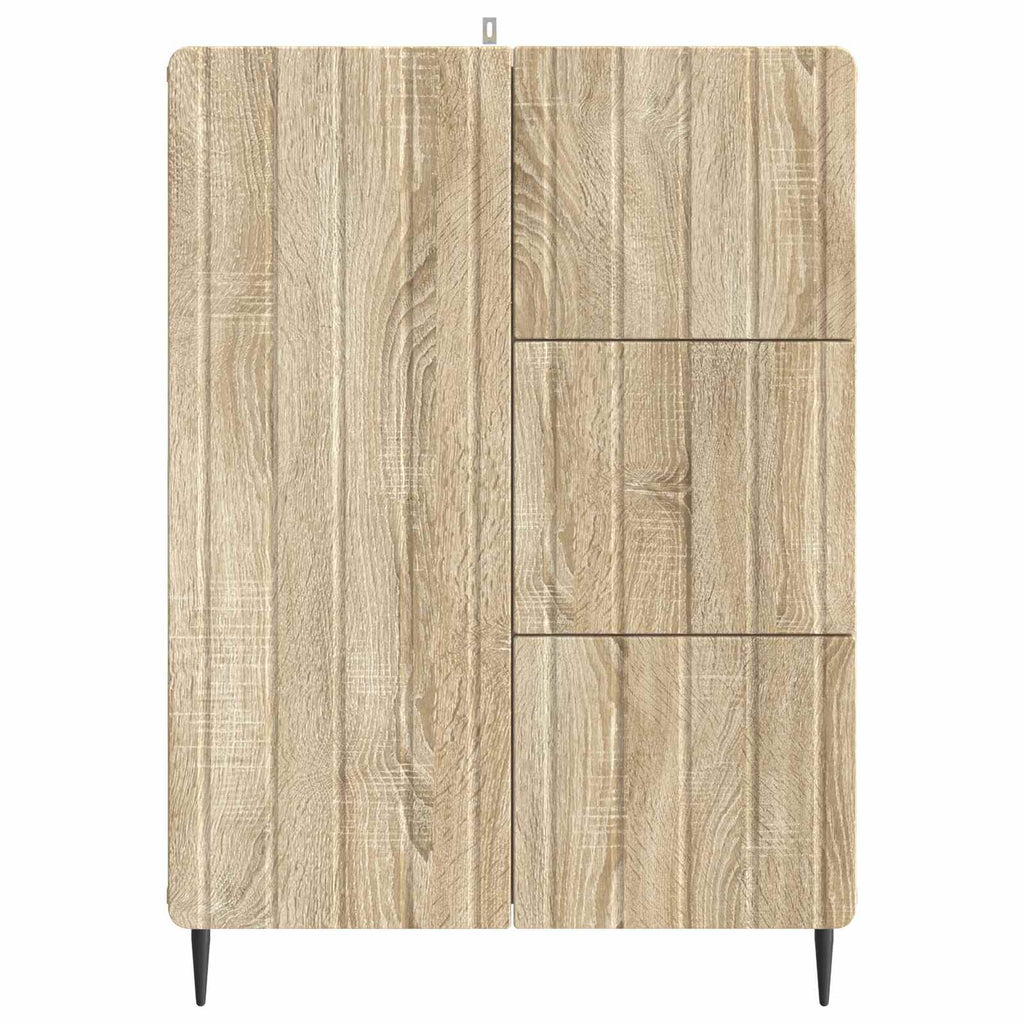 vidaXL Bufet dąb Sonoma 66 x 34,5 x 91,5 cm Drewno inżynieryjne