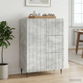 vidaXL Bufet Betonowy szary 66 x 34,5 x 91,5 cm Drewno inżynieryjne