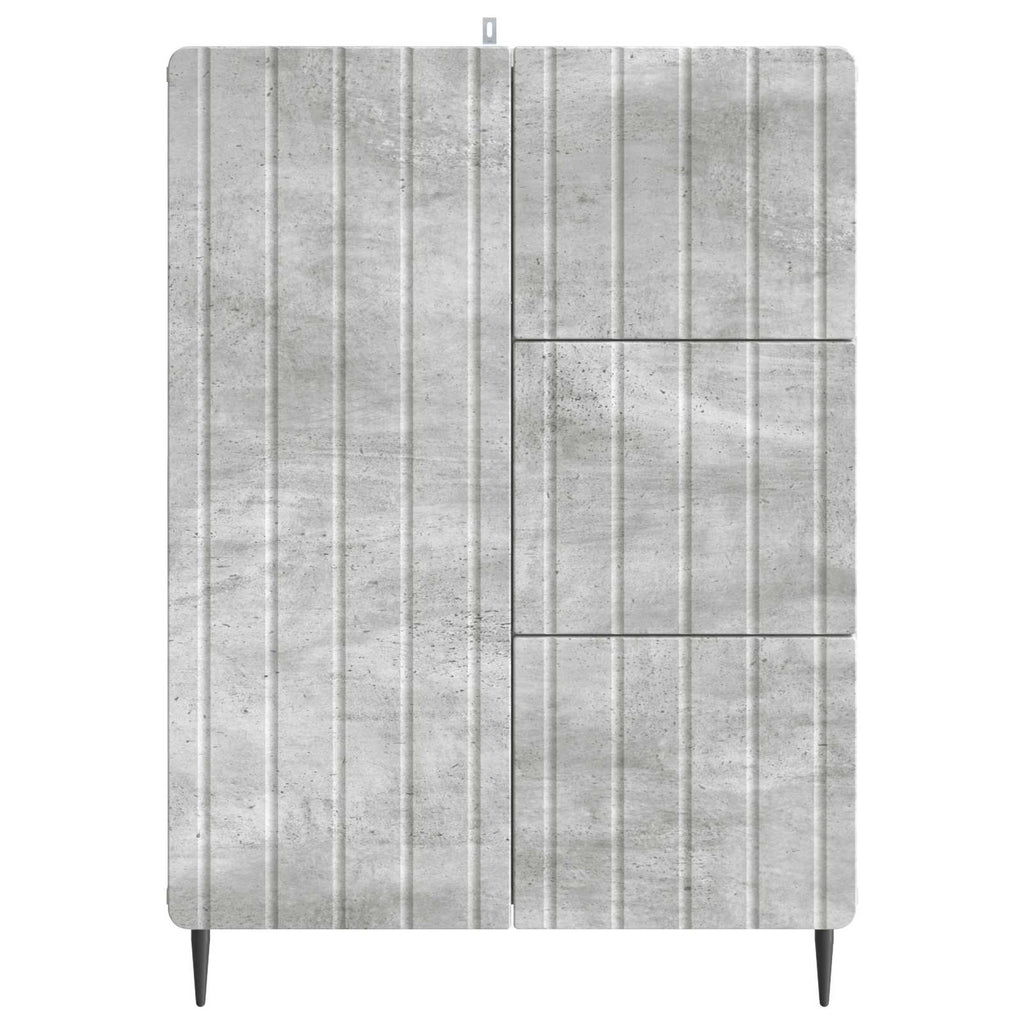 vidaXL Bufet Betonowy szary 66 x 34,5 x 91,5 cm Drewno inżynieryjne