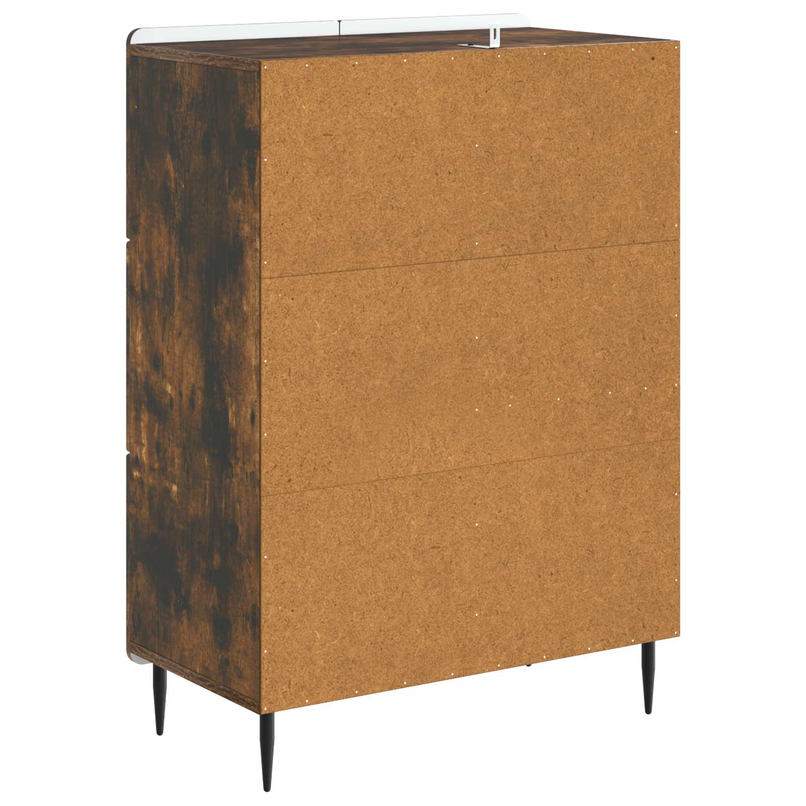 vidaXL Bufet Dąb wędzony 66 x 34,5 x 91,5 cm Drewno inżynieryjne
