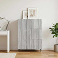 vidaXL Bufet Szary Sonoma 66 x 34,5 x 91,5 cm Drewno inżynieryjne