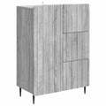 vidaXL Bufet Szary Sonoma 66 x 34,5 x 91,5 cm Drewno inżynieryjne