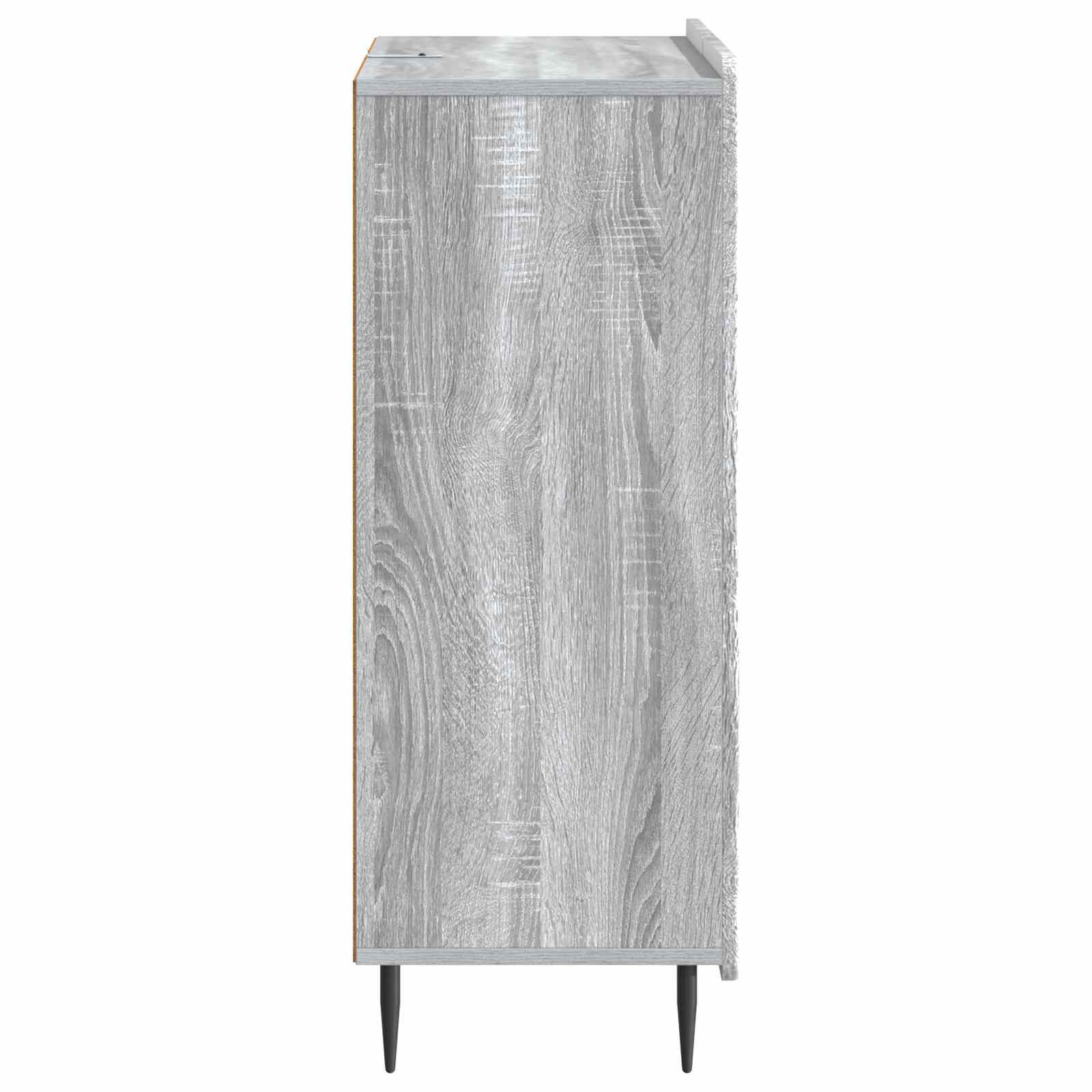 vidaXL Bufet Szary Sonoma 66 x 34,5 x 91,5 cm Drewno inżynieryjne