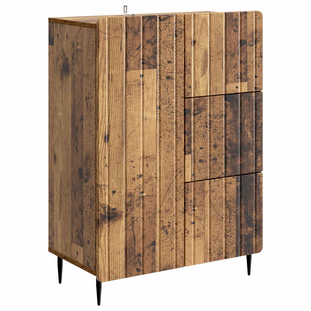 vidaXL Bufet Stare drewno 66 x 34,5 x 91,5 cm Drewno inżynieryjne
