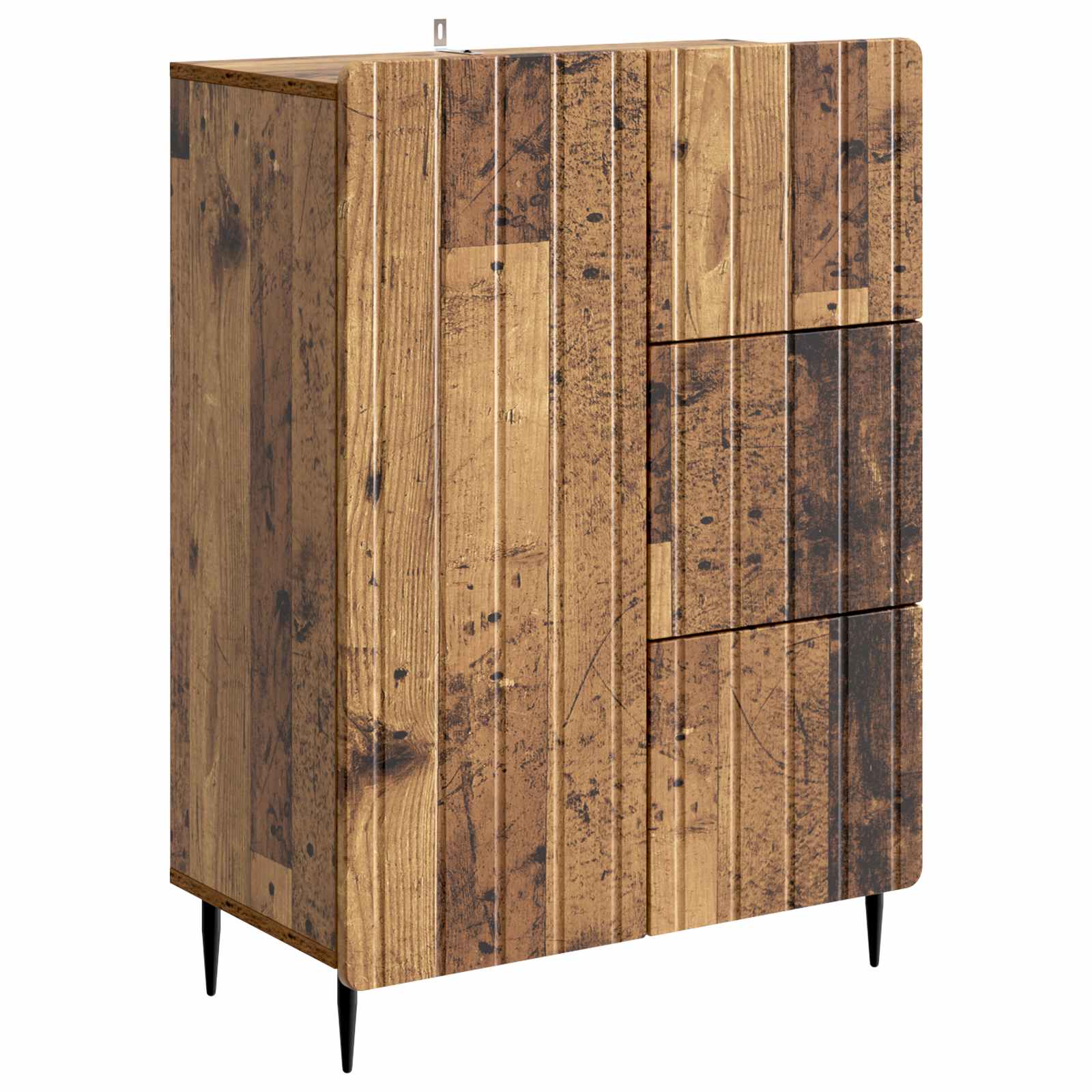 vidaXL Bufet Stare drewno 66 x 34,5 x 91,5 cm Drewno inżynieryjne