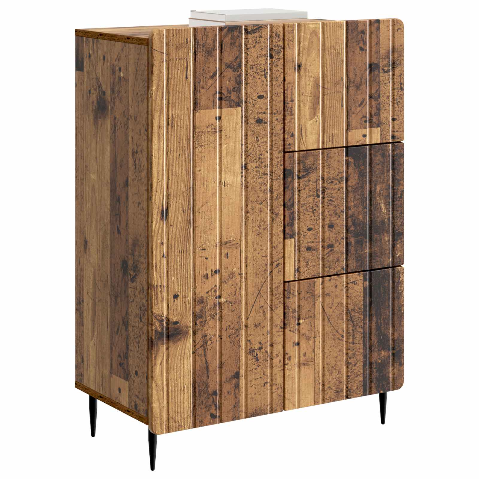 vidaXL Bufet Stare drewno 66 x 34,5 x 91,5 cm Drewno inżynieryjne