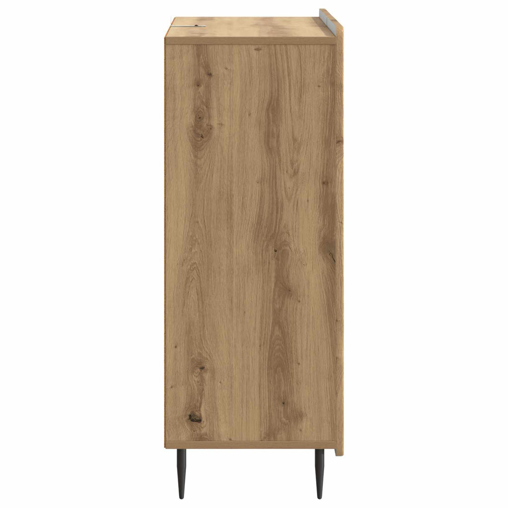 vidaXL Bufet Dąb artisan 66 x 34,5 x 91,5 cm Drewno inżynieryjne