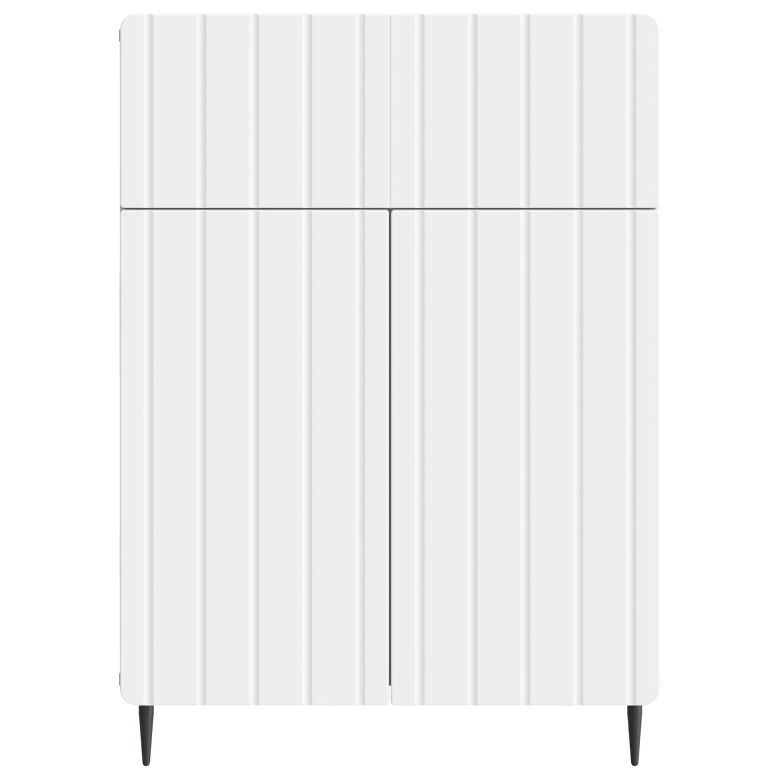 vidaXL Bufet Biały 66 x 34,5 x 92 cm Drewno inżynieryjne