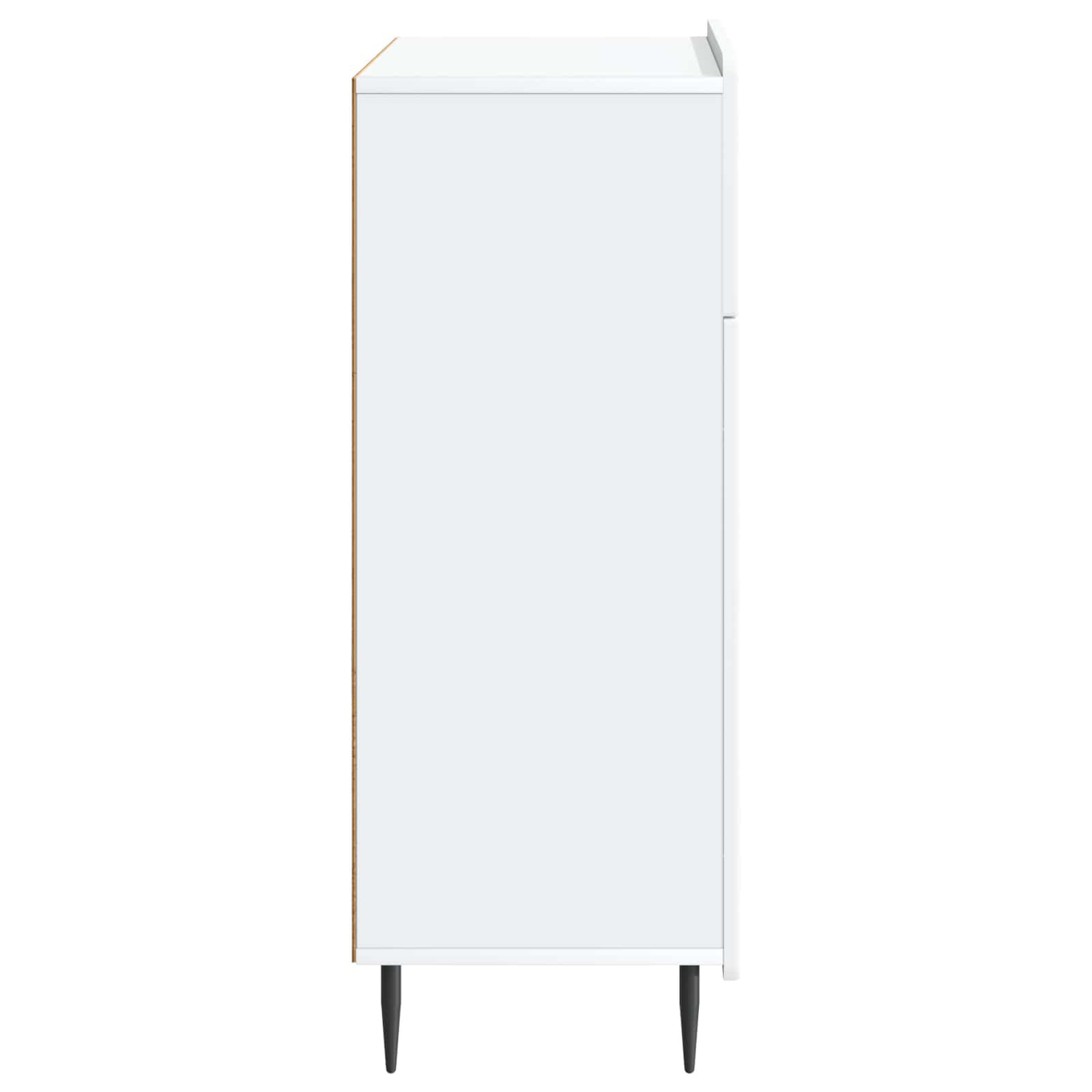 vidaXL Bufet Biały 66 x 34,5 x 92 cm Drewno inżynieryjne