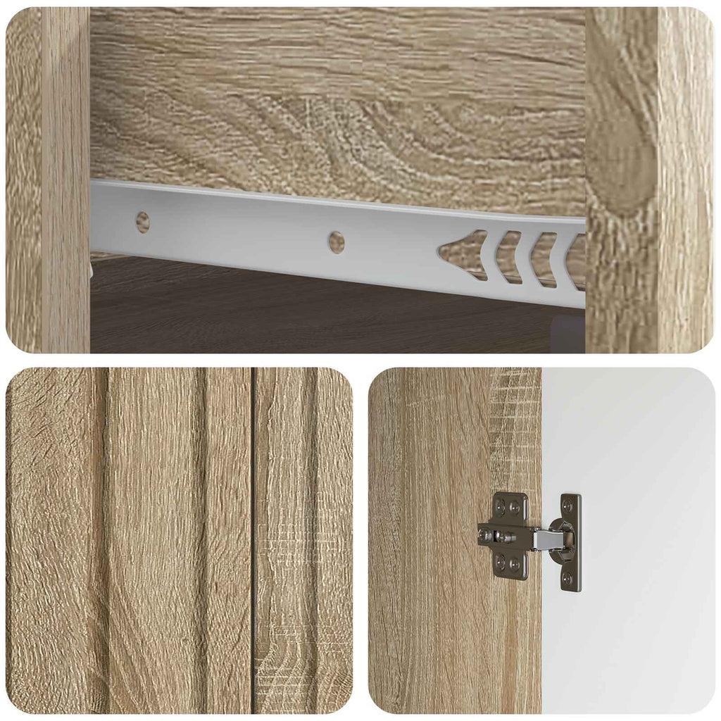vidaXL Bufet dąb Sonoma 66 x 34,5 x 92 cm Drewno inżynieryjne