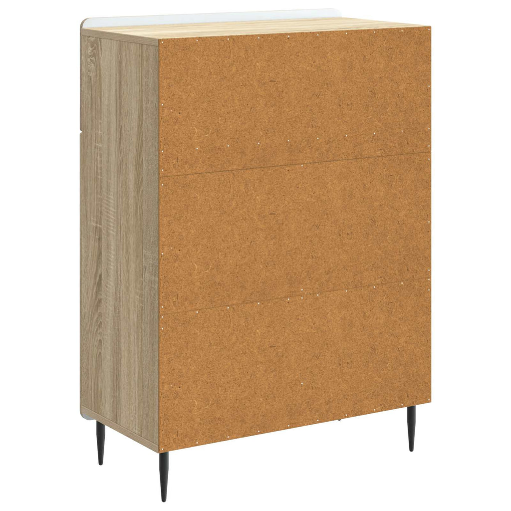 vidaXL Bufet dąb Sonoma 66 x 34,5 x 92 cm Drewno inżynieryjne