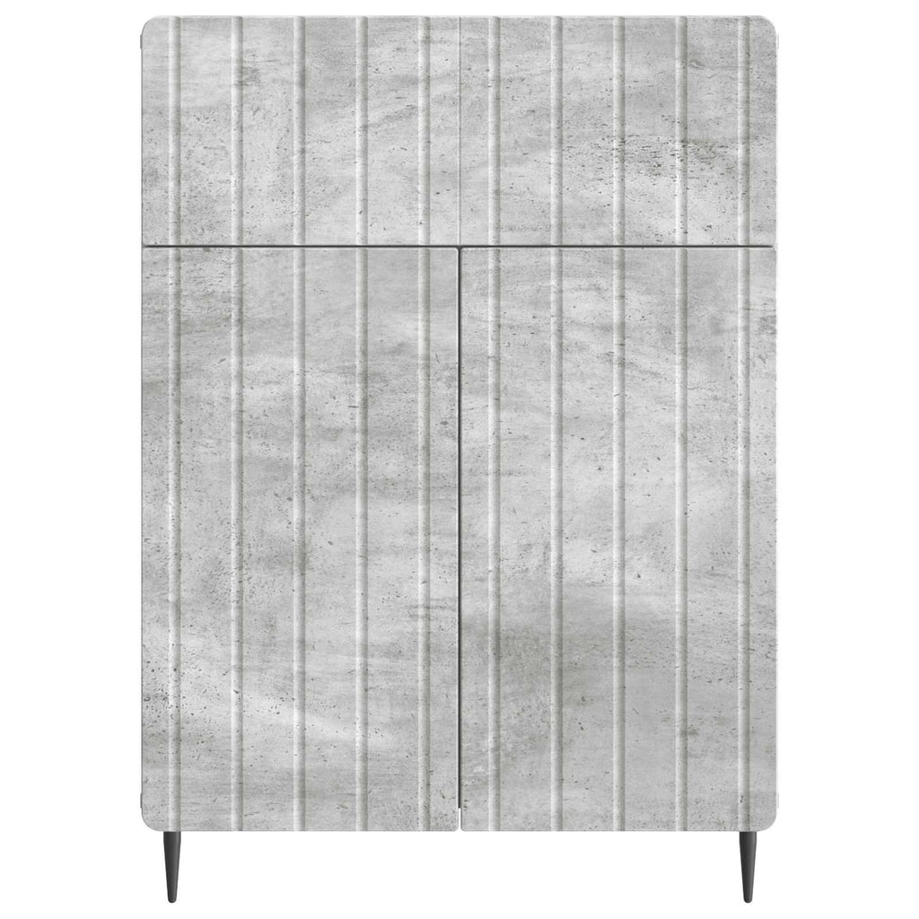 vidaXL Bufet Betonowy szary 66 x 34,5 x 92 cm Drewno inżynieryjne