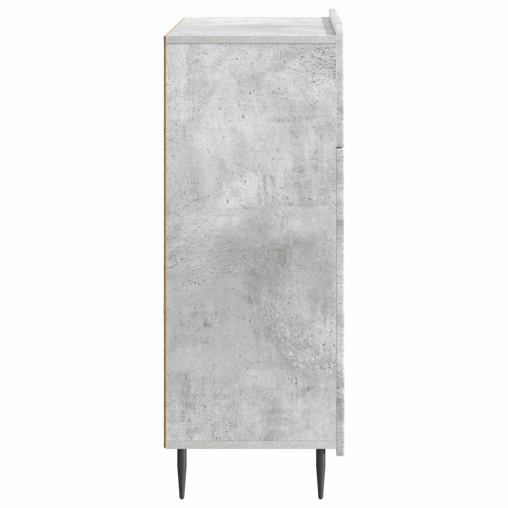 vidaXL Bufet Betonowy szary 66 x 34,5 x 92 cm Drewno inżynieryjne