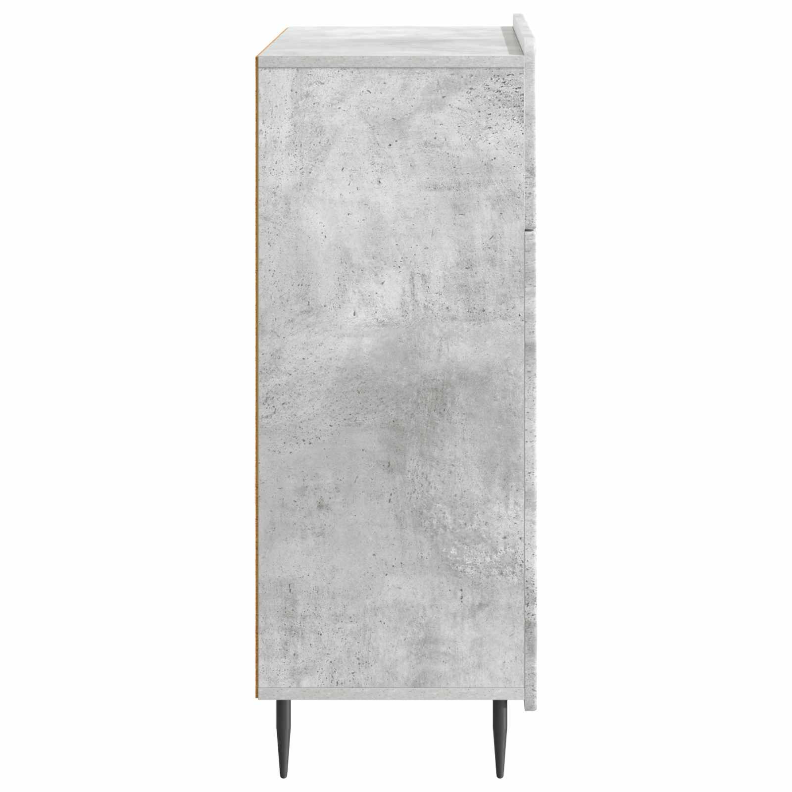 vidaXL Bufet Betonowy szary 66 x 34,5 x 92 cm Drewno inżynieryjne