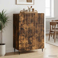 vidaXL Bufet Dąb wędzony 66 x 34,5 x 92 cm Drewno inżynieryjne