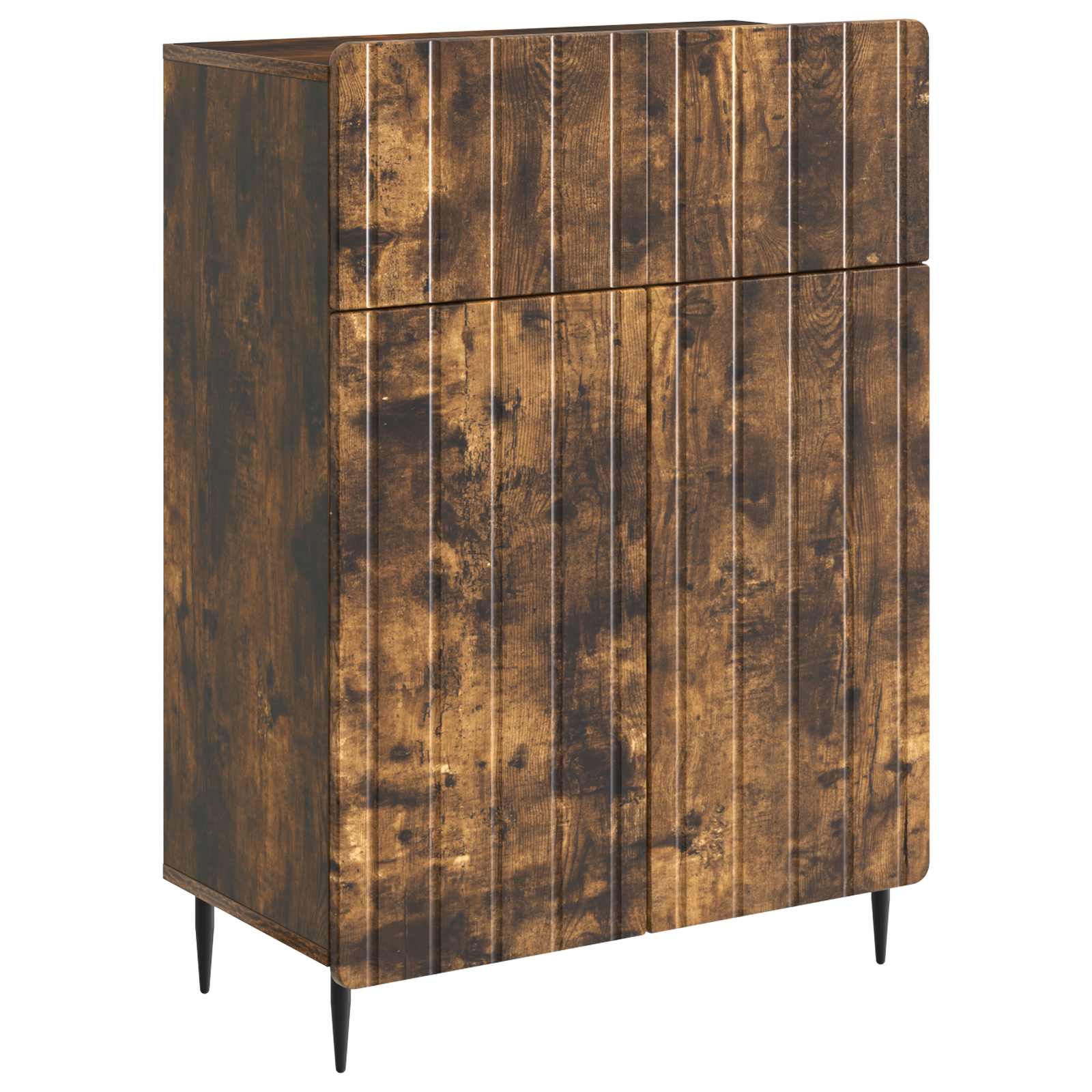 vidaXL Bufet Dąb wędzony 66 x 34,5 x 92 cm Drewno inżynieryjne