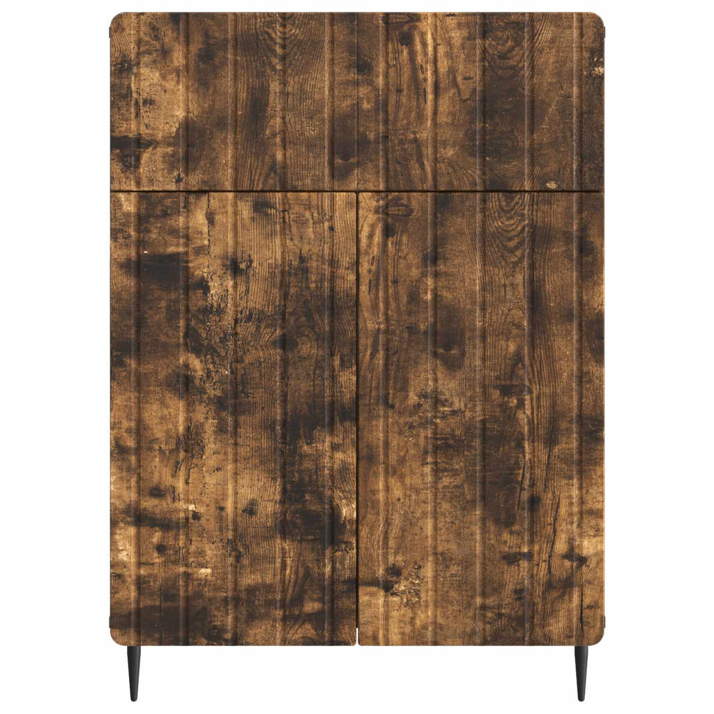 vidaXL Bufet Dąb wędzony 66 x 34,5 x 92 cm Drewno inżynieryjne