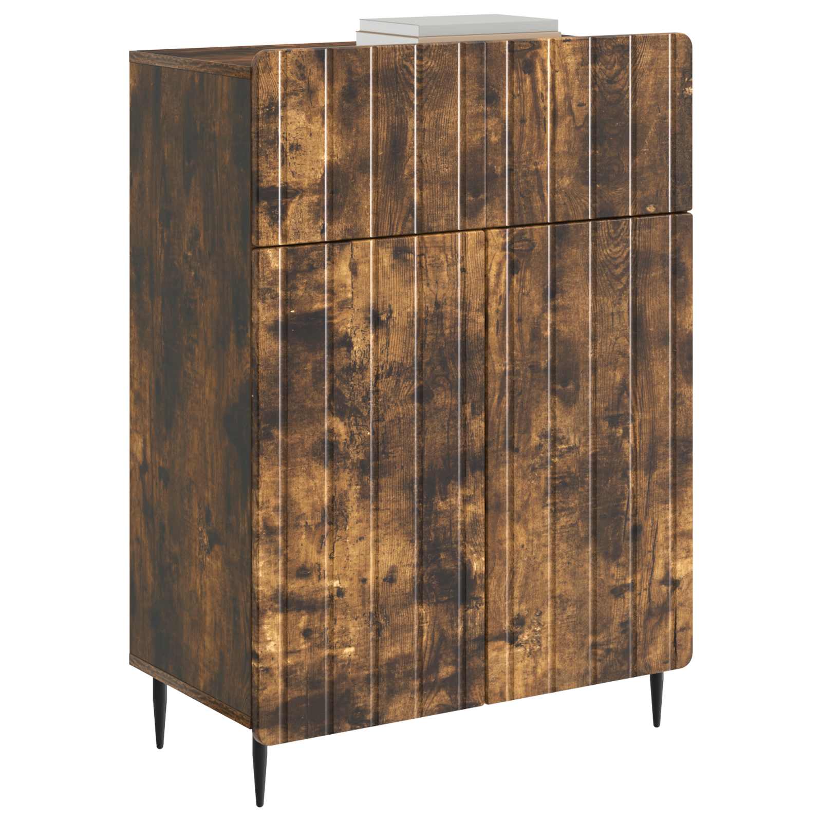 vidaXL Bufet Dąb wędzony 66 x 34,5 x 92 cm Drewno inżynieryjne
