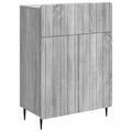 vidaXL Bufet Szary Sonoma 66 x 34,5 x 92 cm Drewno inżynieryjne
