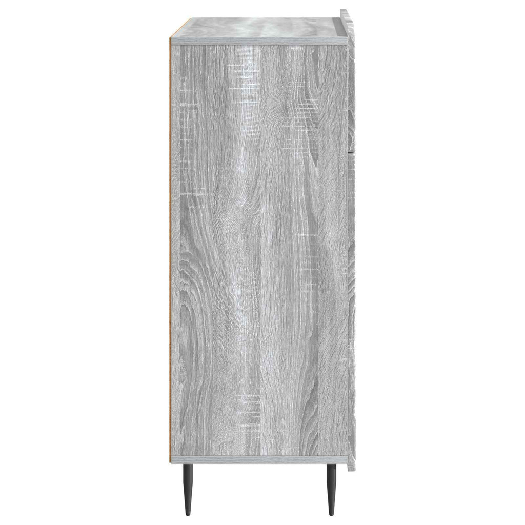 vidaXL Bufet Szary Sonoma 66 x 34,5 x 92 cm Drewno inżynieryjne
