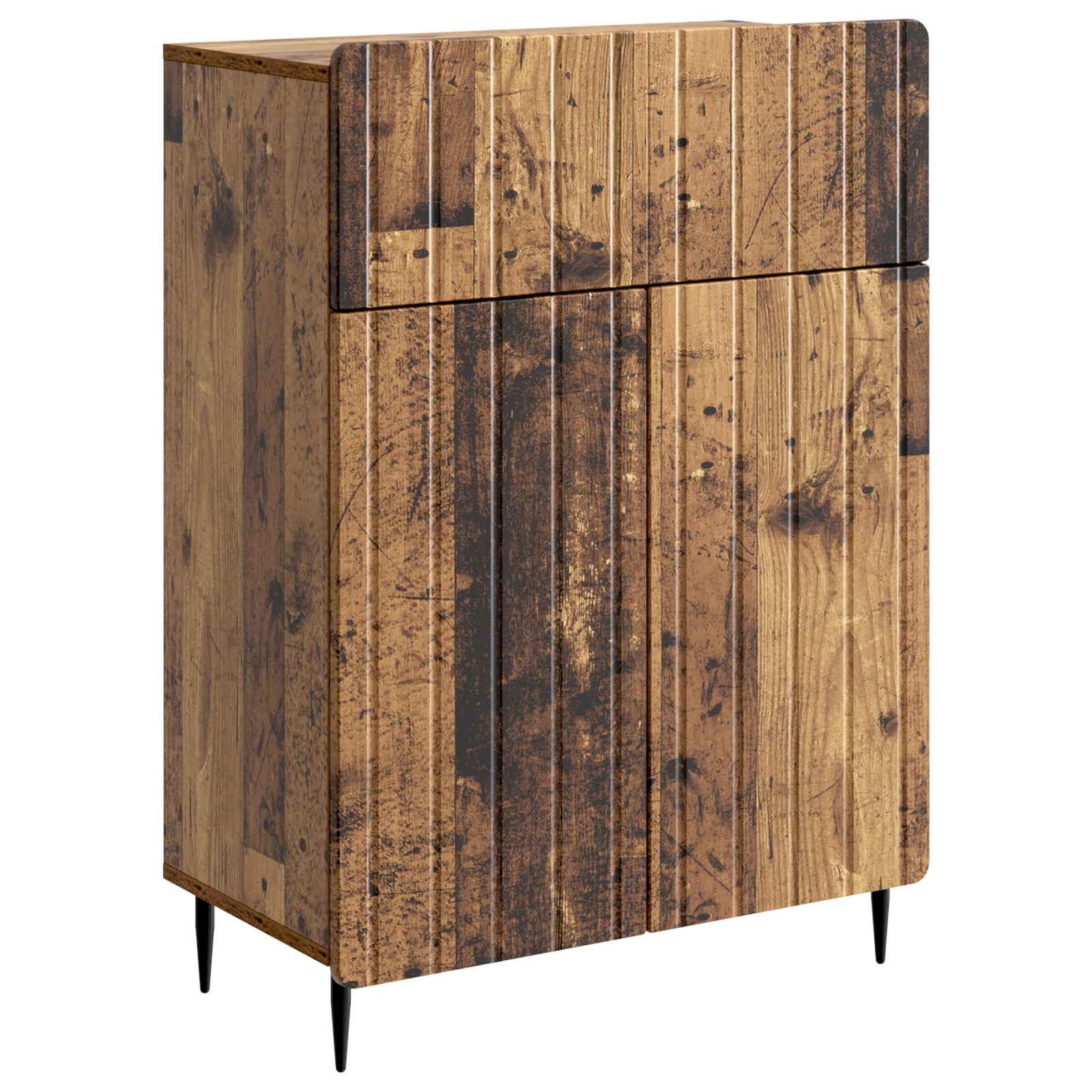 vidaXL Bufet Stare drewno 66 x 34,5 x 92 cm Drewno inżynieryjne