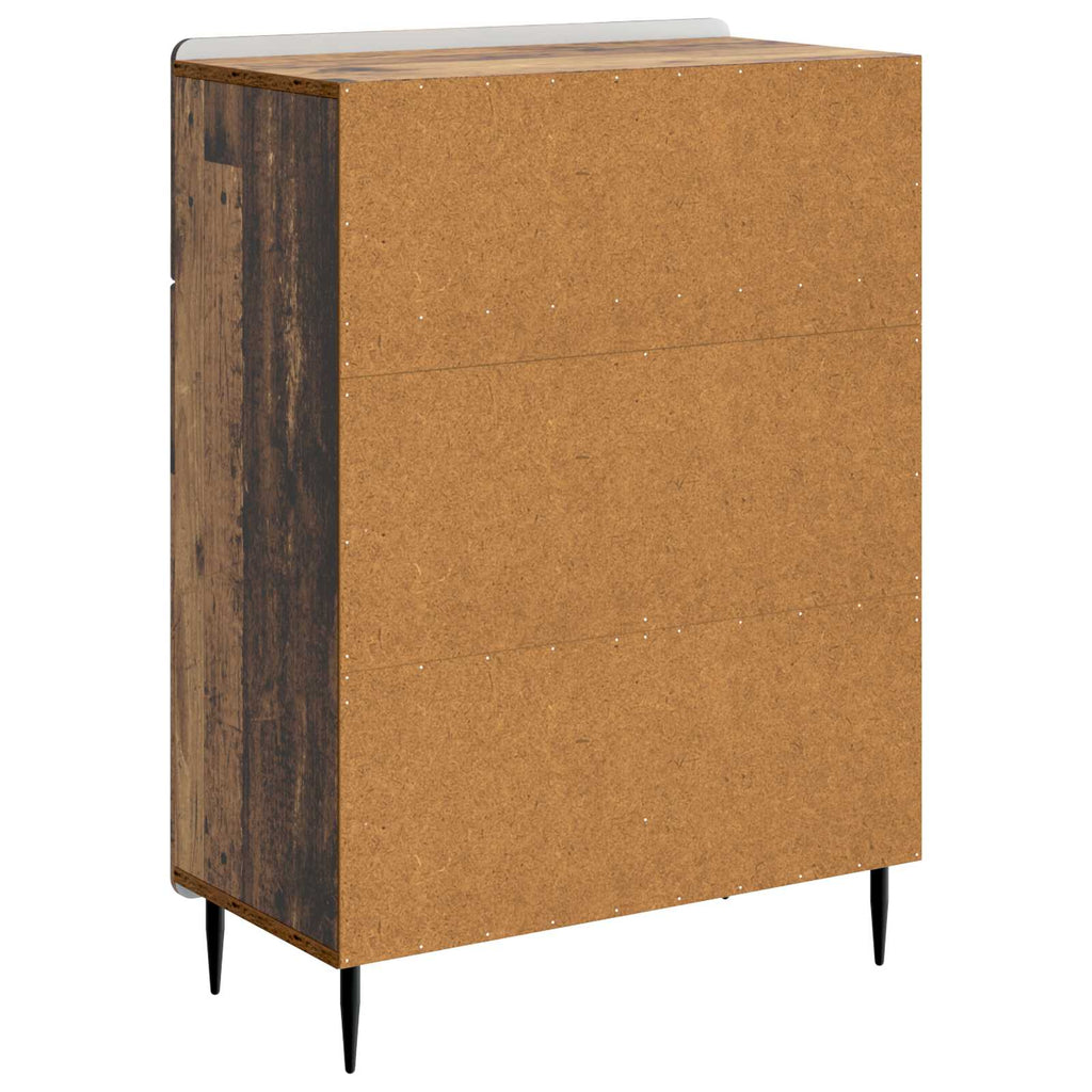 vidaXL Bufet Stare drewno 66 x 34,5 x 92 cm Drewno inżynieryjne