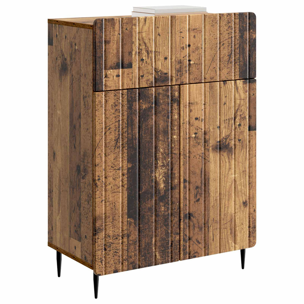 vidaXL Bufet Stare drewno 66 x 34,5 x 92 cm Drewno inżynieryjne