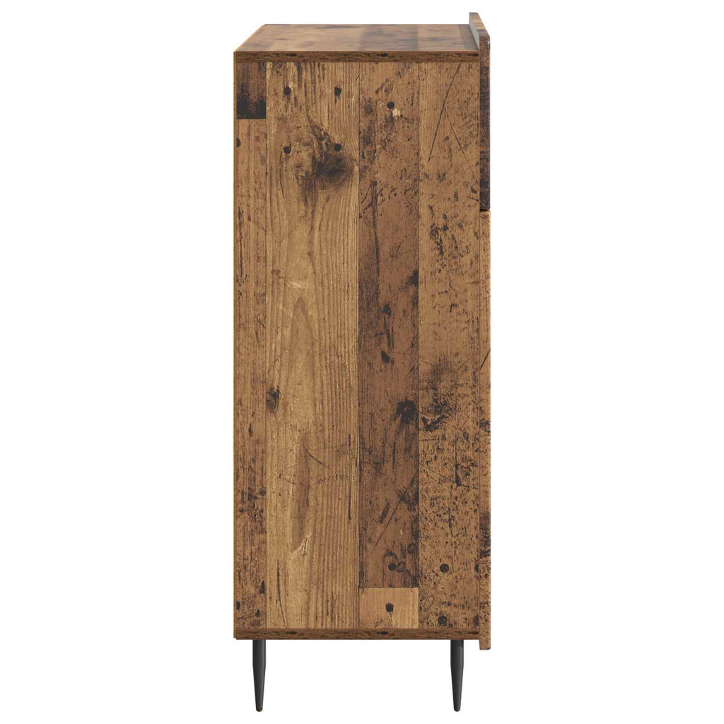 vidaXL Bufet Stare drewno 66 x 34,5 x 92 cm Drewno inżynieryjne