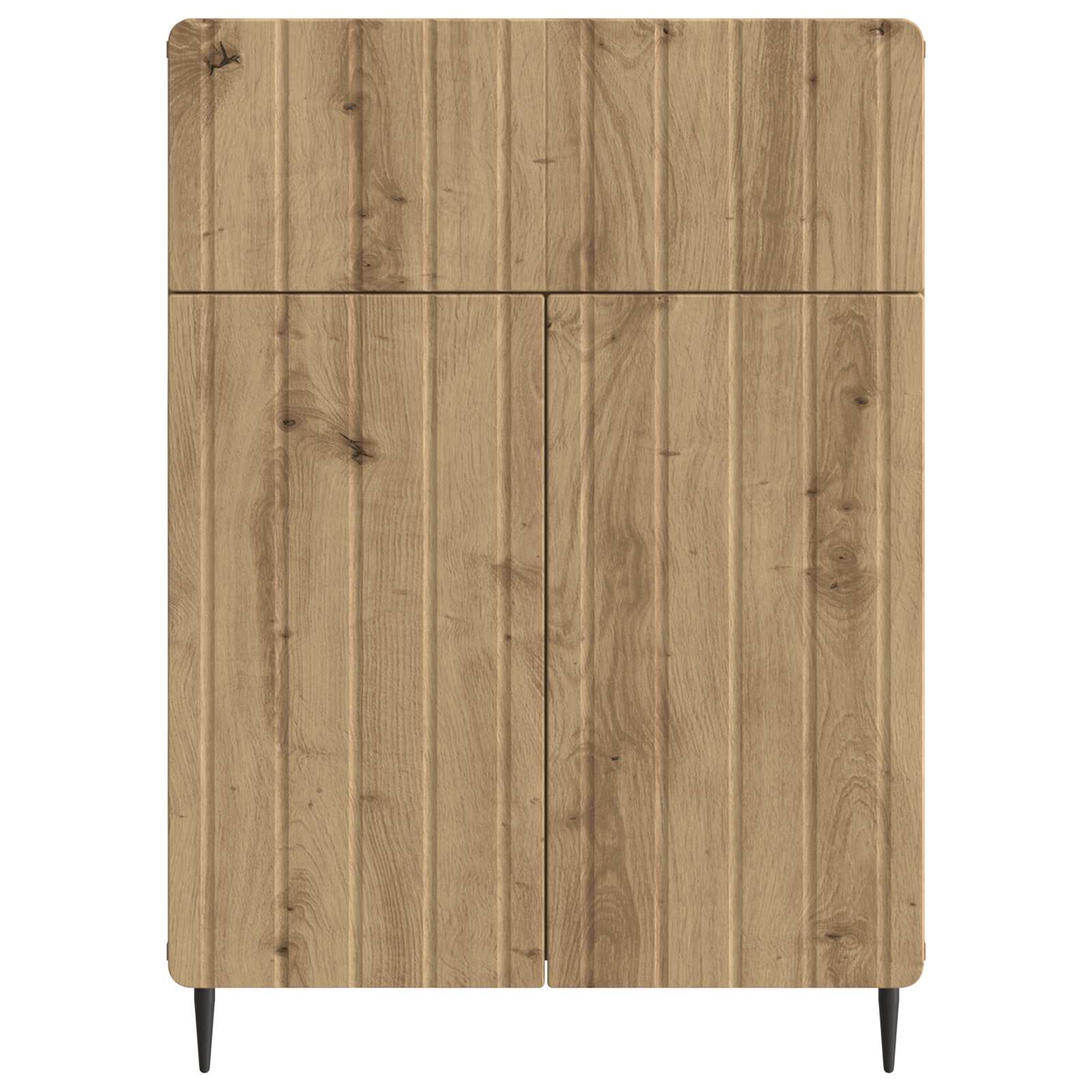 vidaXL Bufet Dąb artisan 66 x 34,5 x 92 cm Drewno inżynieryjne