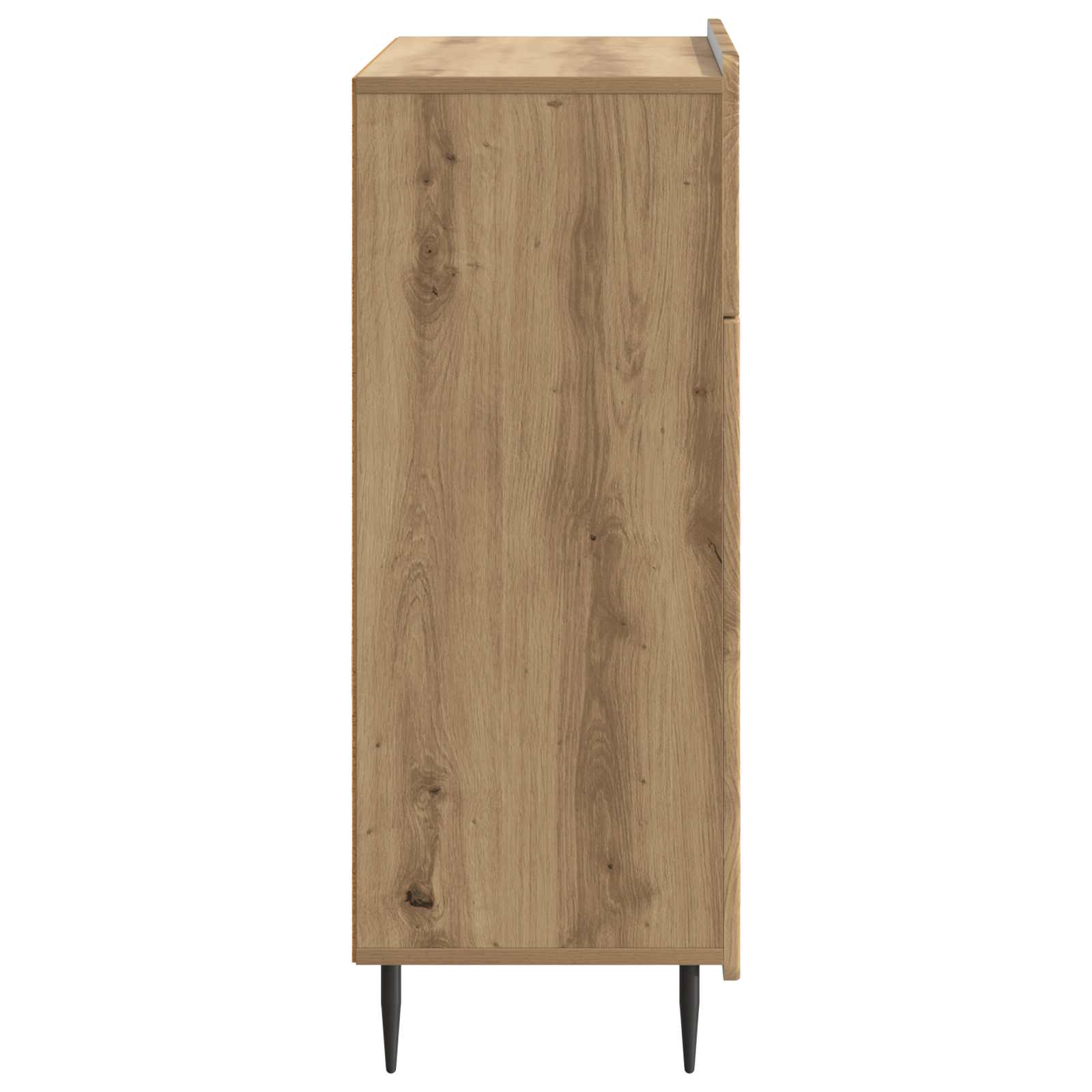 vidaXL Bufet Dąb artisan 66 x 34,5 x 92 cm Drewno inżynieryjne