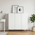 vidaXL Bufet Biały 89 x 34,5 x 82 cm Drewno inżynieryjne