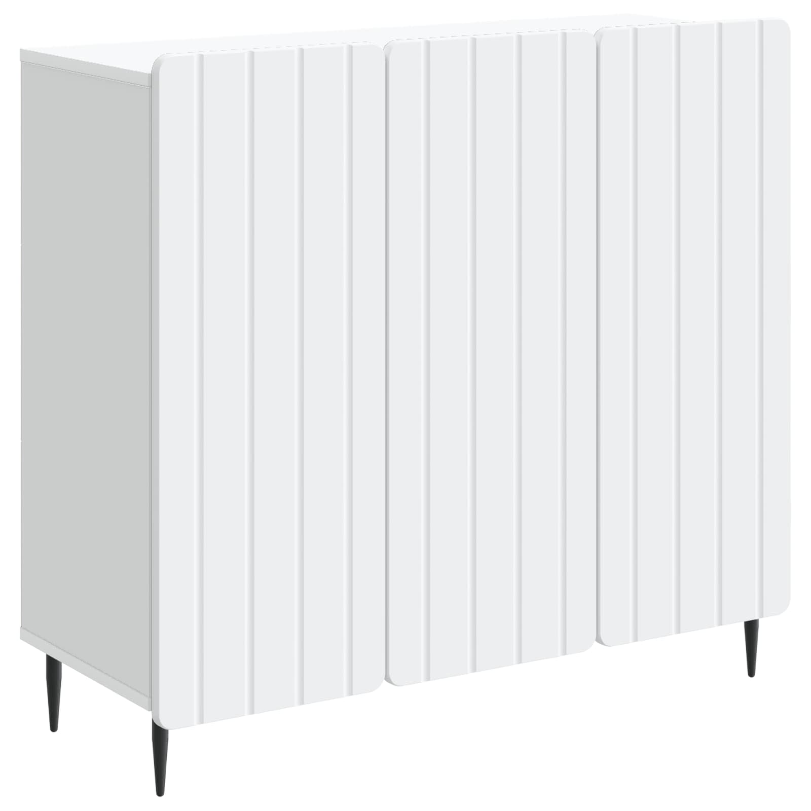 vidaXL Bufet Biały 89 x 34,5 x 82 cm Drewno inżynieryjne