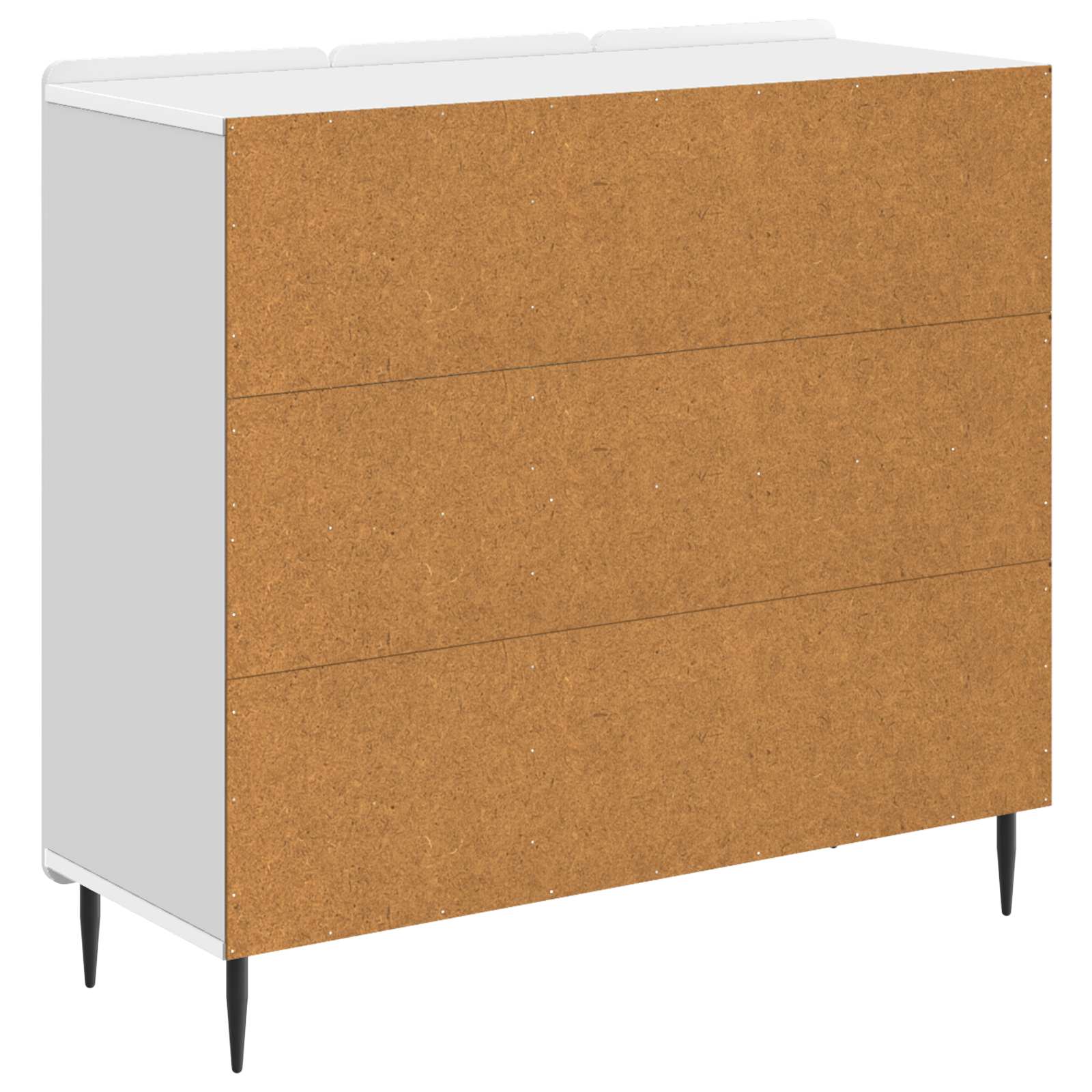 vidaXL Bufet Biały 89 x 34,5 x 82 cm Drewno inżynieryjne