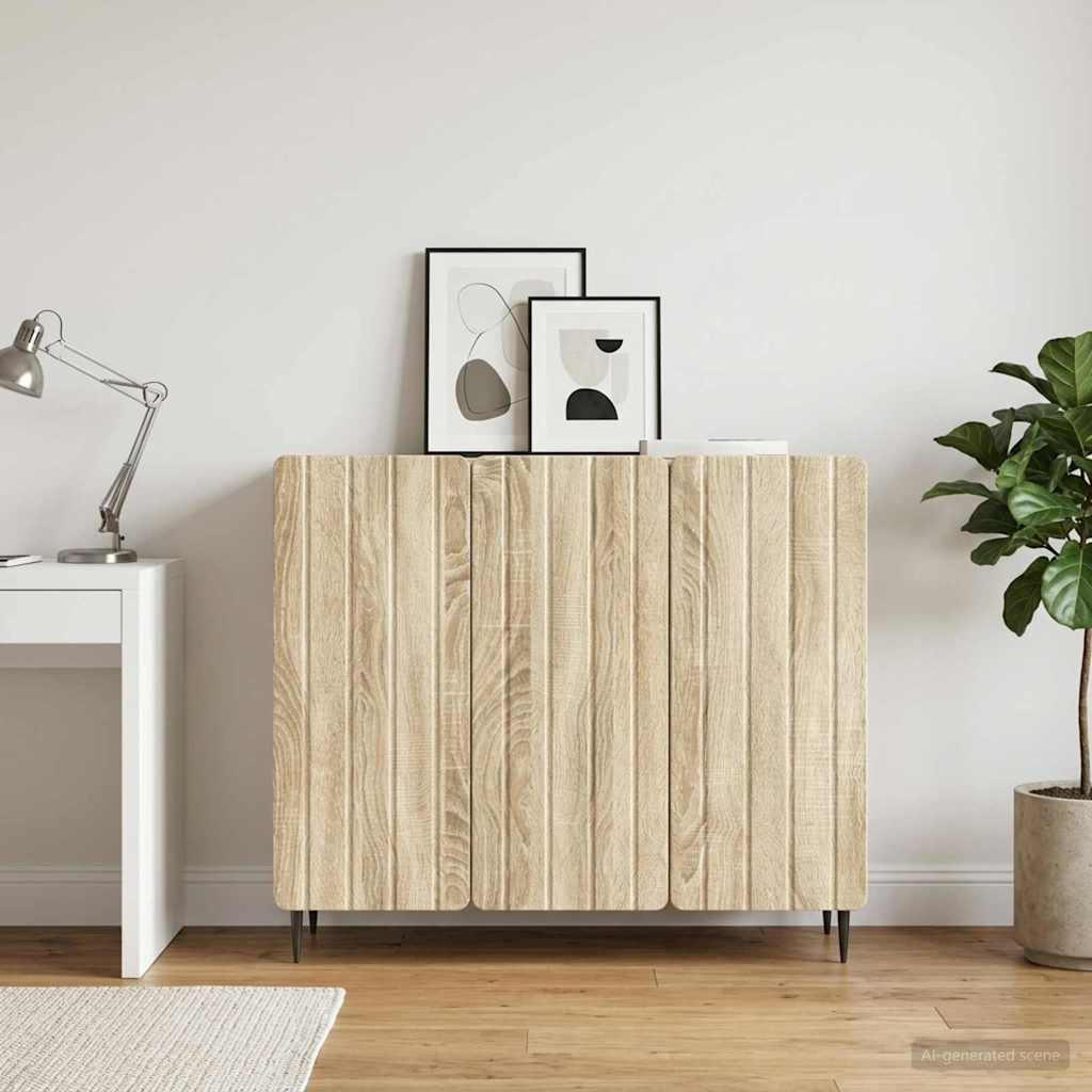 vidaXL Bufet dąb Sonoma 89 x 34,5 x 82 cm Drewno inżynieryjne